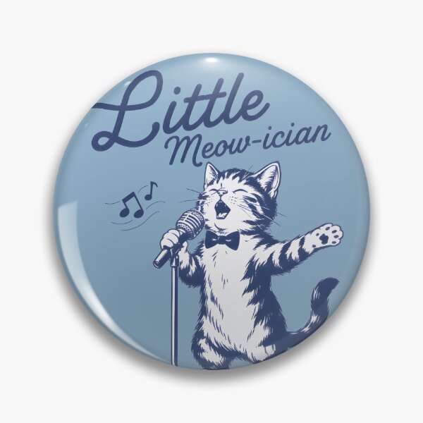 Item preview, Little Meow-ician Funny Cat Singing designed and sold by MadeBySidney.