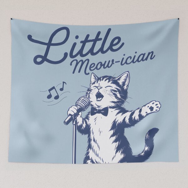 Item preview, Little Meow-ician Funny Cat Singing designed and sold by MadeBySidney.