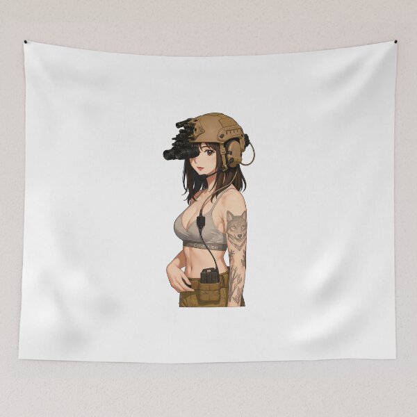 Item preview, Tactical NVG Girl - Night Operations Aesthetic designed and sold by RAWLIFEGRAPHIC.