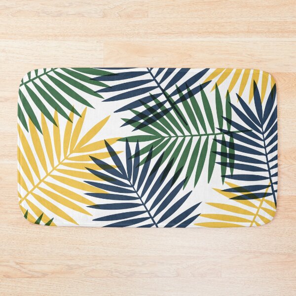 Item preview, Tropical Palm Leaves Dark Seamless Pattern designed and sold by BetweenForms.