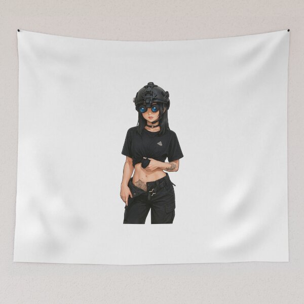Item preview, Tactical NVG Girl - Night Operations Aesthetic designed and sold by RAWLIFEGRAPHIC.