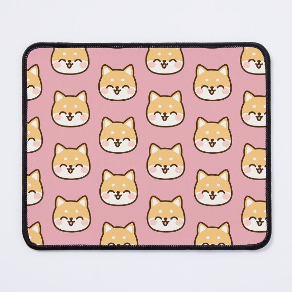 Item preview, Cute Smiling Shiba Inu Kawaii Dog Face designed and sold by SunCraftStudio.