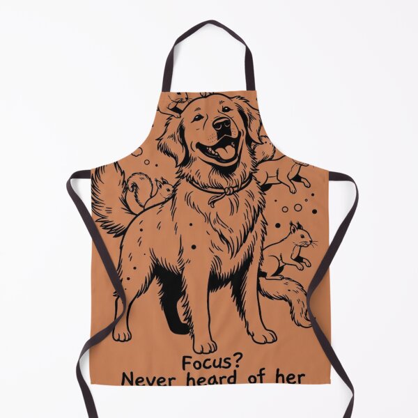 Item preview, Focus? Never Heard of Her Funny Golden Retriever Shirt | ADHD Dog Humor Gift designed and sold by GalleryPeak.