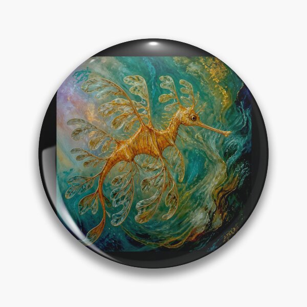 Item preview, Ethereal Drift: The Leafy Sea Dragon in Abstract Repose #6 designed and sold by Helios Be. Lavsh.