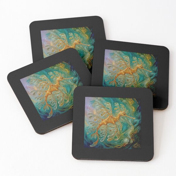 Item preview, Ethereal Drift: The Leafy Sea Dragon in Abstract Repose #6 designed and sold by Helios Be. Lavsh.