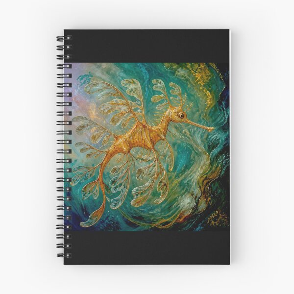 Item preview, Ethereal Drift: The Leafy Sea Dragon in Abstract Repose #6 designed and sold by Helios Be. Lavsh.