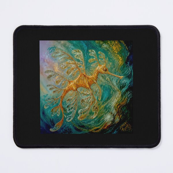 Item preview, Ethereal Drift: The Leafy Sea Dragon in Abstract Repose #6 designed and sold by Helios Be. Lavsh.