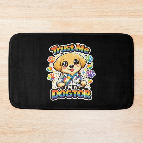 Item preview, Dog Lover Humor Gift For Kids Women And Pet Parents Trust Me I'm A Dogtor Cute Rainbow Puppy Pride Month designed and sold by Im-Ara.