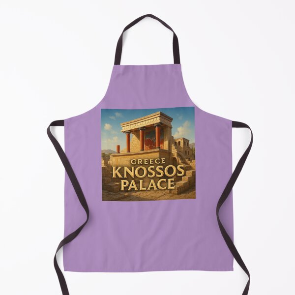 Item preview, Knossos Palace Greece Ancient 3D Label designed and sold by PaintMeWorld.