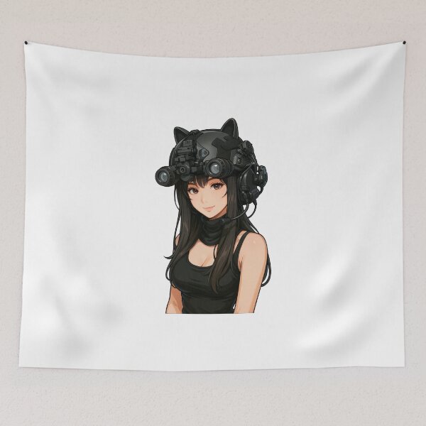 Item preview, Tactical NVG Girl - Night Operations Aesthetic designed and sold by RAWLIFEGRAPHIC.