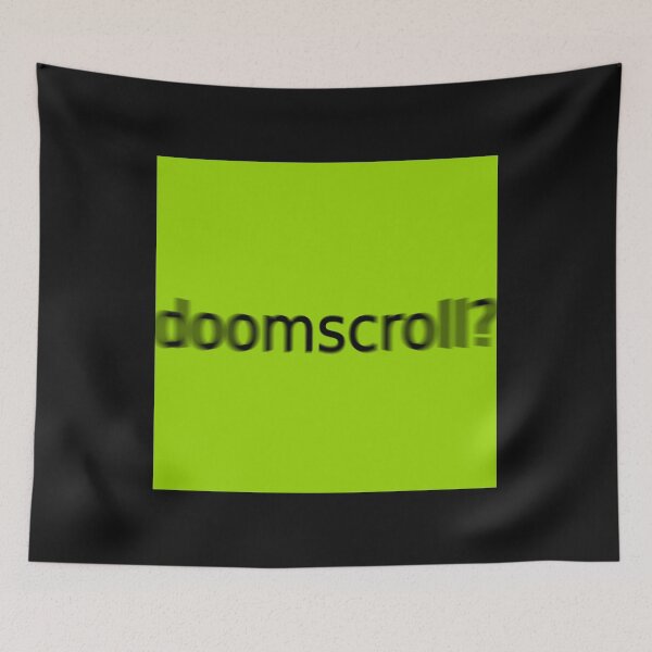 Item preview, Supreme Green Doomscroll Question Mark Square designed and sold by Doctor Schtrudel.