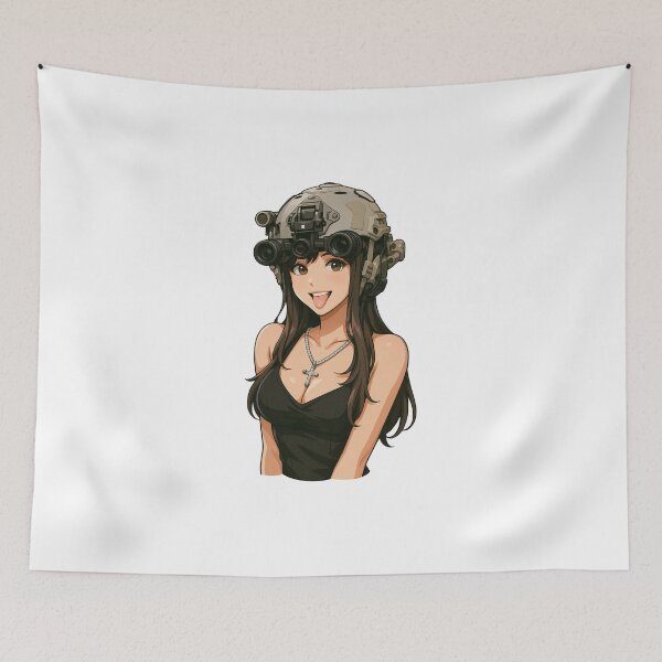 Item preview, Tactical NVG Girl - Night Operations Aesthetic designed and sold by RAWLIFEGRAPHIC.