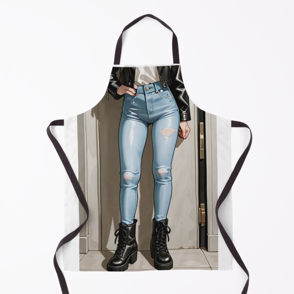 Item preview, Fashion - Man in Black Leather Jacket Slim Jeans Streetwear Anime Variant 5 designed and sold by AnimeShin.
