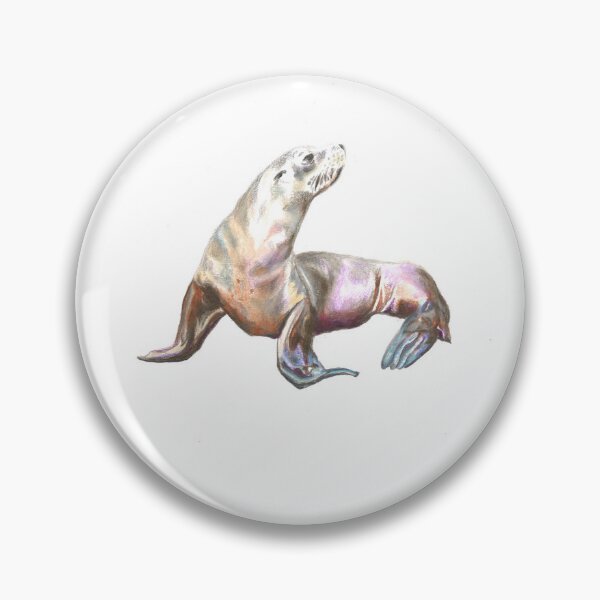 Item preview, Sealion colored pencil drawing designed and sold by Zig-art.