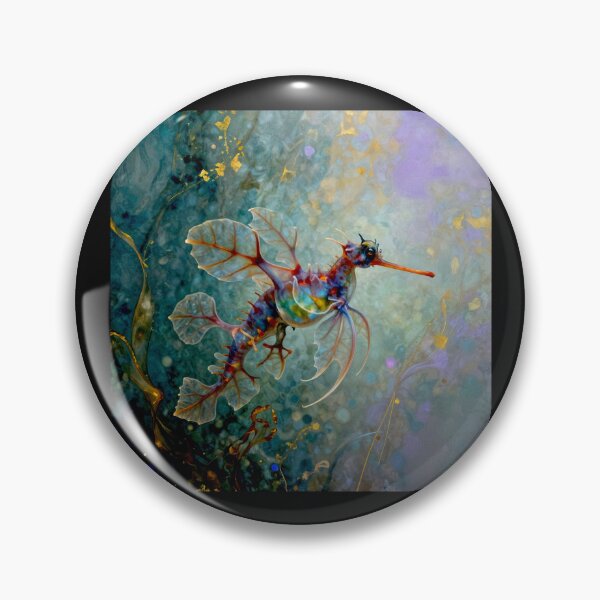 Item preview, Ethereal Drift: The Leafy Sea Dragon in Abstract Repose #7 designed and sold by Helios Be. Lavsh.