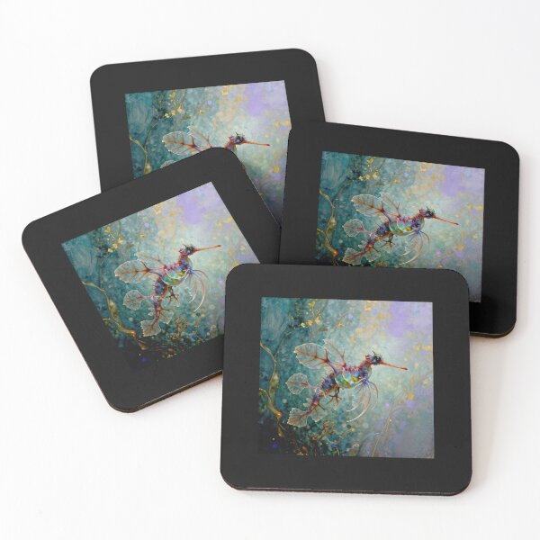 Item preview, Ethereal Drift: The Leafy Sea Dragon in Abstract Repose #7 designed and sold by Helios Be. Lavsh.