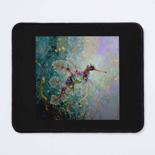 Item preview, Ethereal Drift: The Leafy Sea Dragon in Abstract Repose #7 designed and sold by Helios Be. Lavsh.