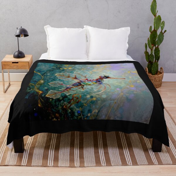 Item preview, Ethereal Drift: The Leafy Sea Dragon in Abstract Repose #7 designed and sold by Helios Be. Lavsh.