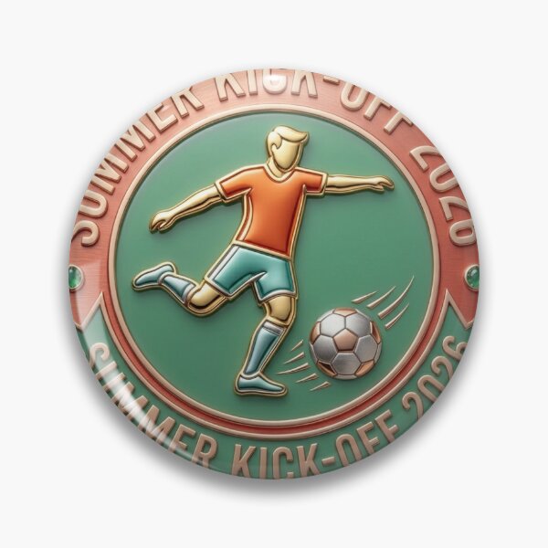 Item preview, Summer Kick-Off 2026 Soccer Season Luxury Emblem designed and sold by Fatomfatom.