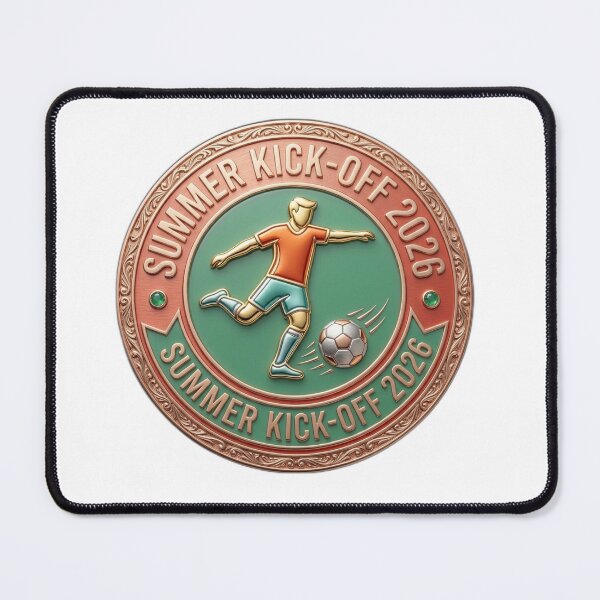 Item preview, Summer Kick-Off 2026 Soccer Season Luxury Emblem designed and sold by Fatomfatom.