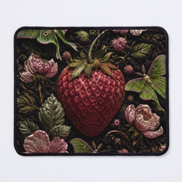 Item preview, Night moth strawberry dark academia designed and sold by scicilysimonee.