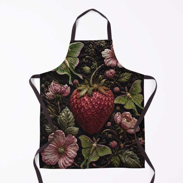 Item preview, Night moth strawberry dark academia designed and sold by scicilysimonee.
