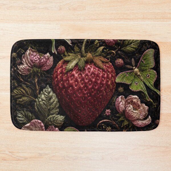 Item preview, Night moth strawberry dark academia designed and sold by scicilysimonee.