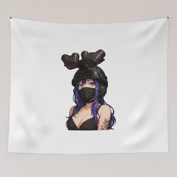 Item preview, Tactical NVG Girl - Night Operations Aesthetic designed and sold by RAWLIFEGRAPHIC.