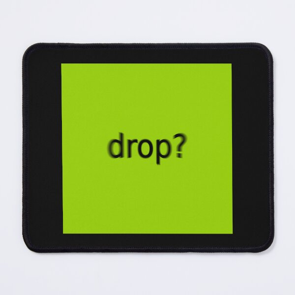 Item preview, Supreme Green Drop Question Mark Square designed and sold by Doctor Schtrudel.