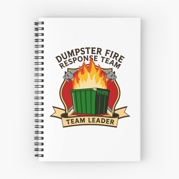 Item preview, Dumpster Fire Response Team Team Leader Funny Management Leadership Executive designed and sold by JonesFlora2025.