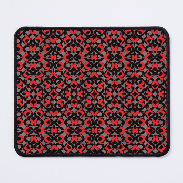 Item preview, Crimson Vortex Cyberpunk Geometric Pattern designed and sold by NornAxiom.
