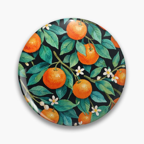 Item preview, Watercolor Orange Blossom Seamless Pattern designed and sold by Owcomm.