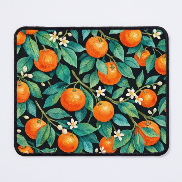Item preview, Watercolor Orange Blossom Seamless Pattern designed and sold by Owcomm.