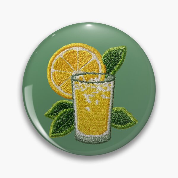 Item preview, Fresh Lemonade Embroidery Patch Art designed and sold by MegaNovaArt.