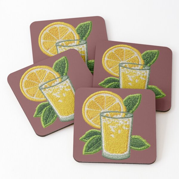 Item preview, Fresh Lemonade Embroidery Patch Art designed and sold by MegaNovaArt.