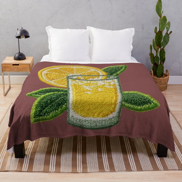 Aperçu de l'œuvre Écusson brodé « Limonade fraîche » créée et vendue par MegaNovaArt.