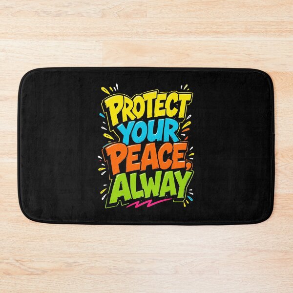 Item preview,  Protect Your Peace Always Bold Colorful Motivational  designed and sold by graphixpolash.