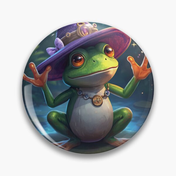 Item preview, Witch Frog Cute Halloween Sticker designed and sold by ModernMoodCo.
