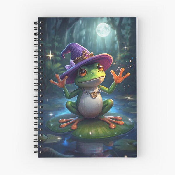 Item preview, Witch Frog Cute Halloween Sticker designed and sold by ModernMoodCo.