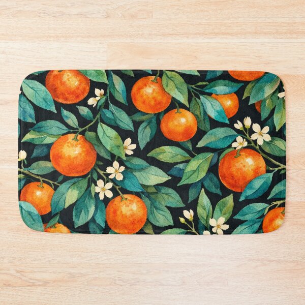 Item preview, Watercolor Orange Blossom Citrus Pattern designed and sold by Owcomm.