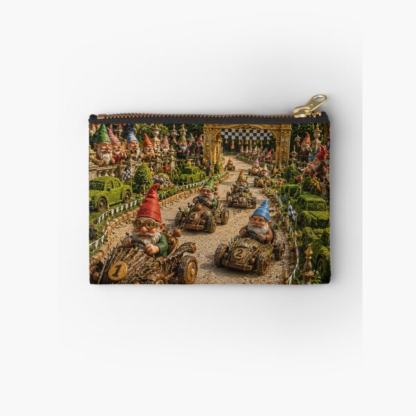 Item preview, The Gnomish Grand Prix – Whimsical Baroque Garden Racetrack designed and sold by InnerwayStudio.