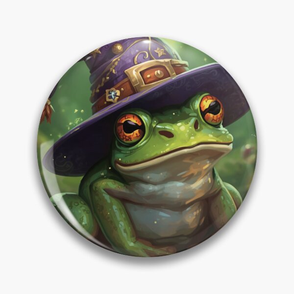 Item preview, Witch Frog Cute Halloween Sticker designed and sold by ModernMoodCo.