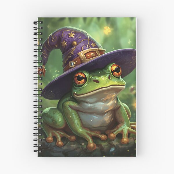 Item preview, Witch Frog Cute Halloween Sticker designed and sold by ModernMoodCo.