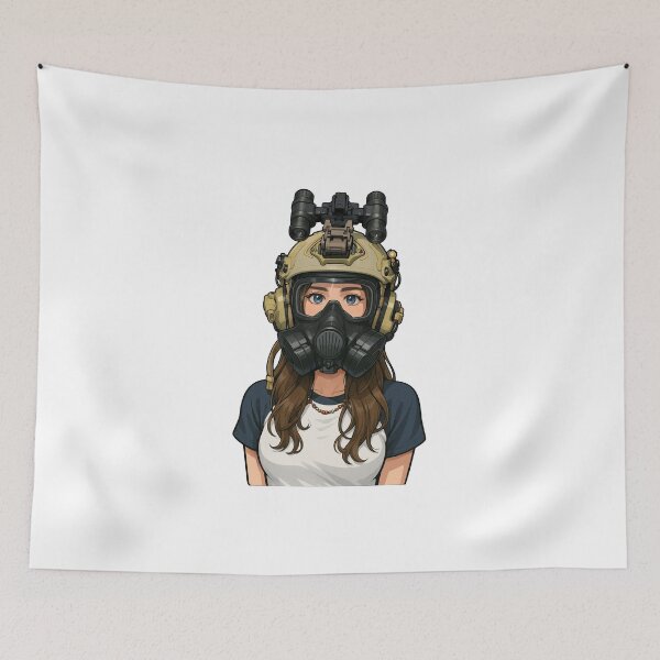Item preview, Tactical NVG Girl - Night Operations Aesthetic designed and sold by RAWLIFEGRAPHIC.