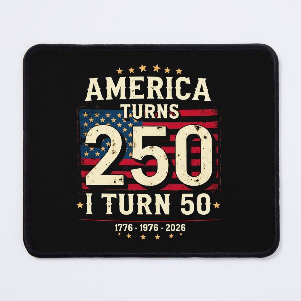 Item preview, America Turns 250 I Turn 50 designed and sold by LunaMagicStudio.