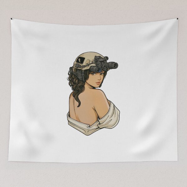 Item preview, Tactical NVG Girl - Night Operations Aesthetic designed and sold by RAWLIFEGRAPHIC.
