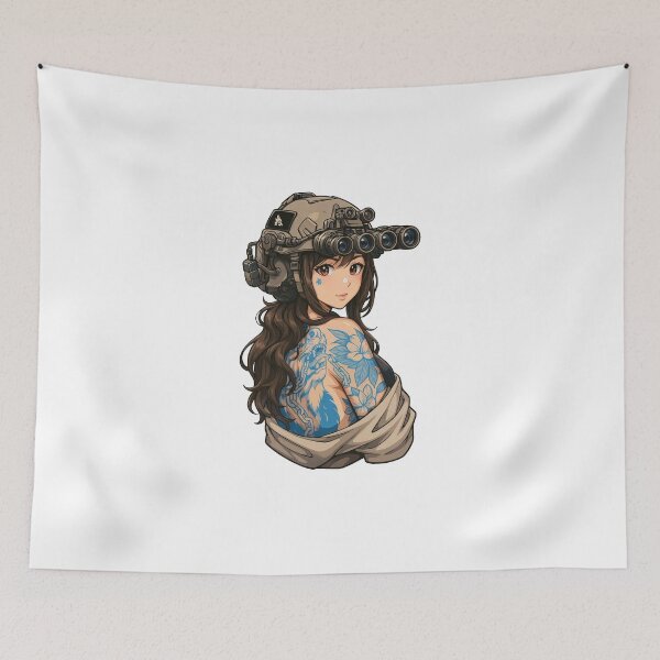 Item preview, Tactical NVG Girl - Night Operations Aesthetic designed and sold by RAWLIFEGRAPHIC.