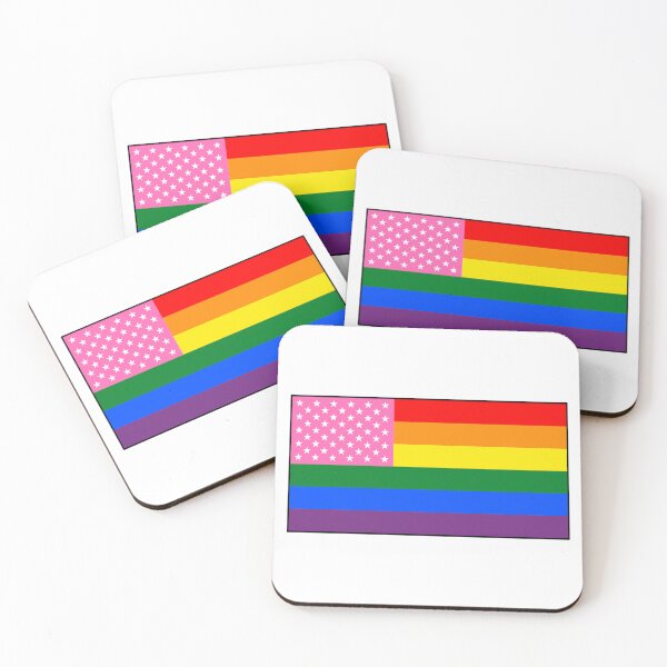 Item preview, Rainbow Stars and Stripes Pride Flag | Queer America | LGBTQ+ Equality Patriotic Protest Design designed and sold by LeftAF.
