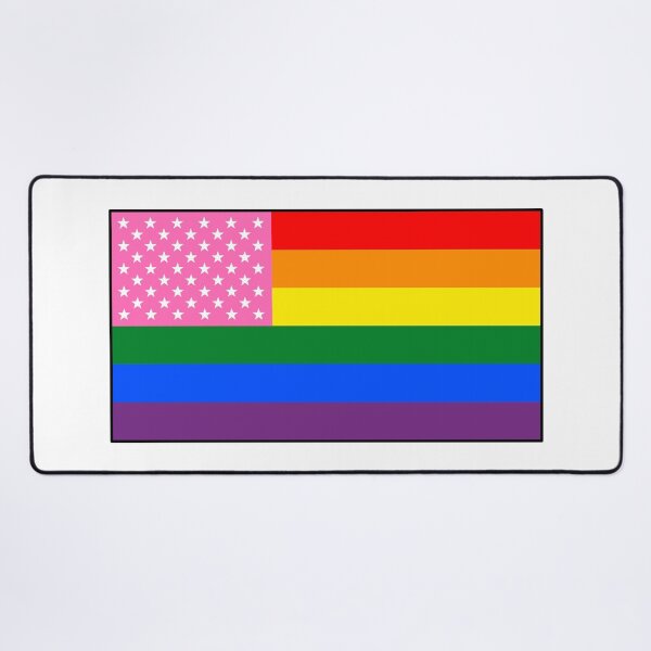 Item preview, Rainbow Stars and Stripes Pride Flag | Queer America | LGBTQ+ Equality Patriotic Protest Design designed and sold by LeftAF.