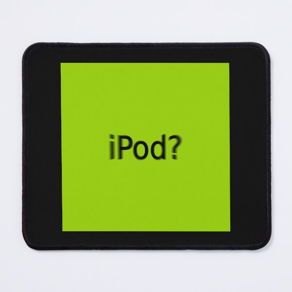 Item preview, Supreme Green iPod Question Mark Square designed and sold by Doctor Schtrudel.